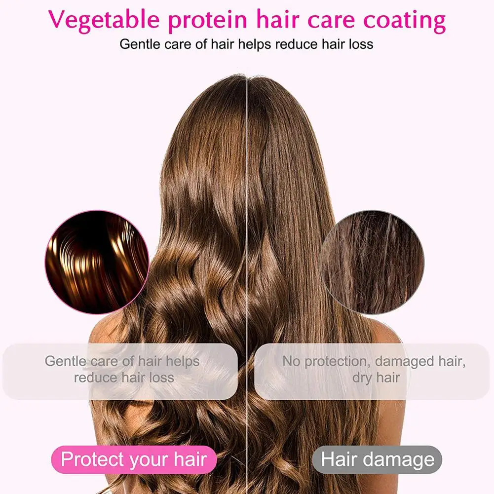 

The New Cordless Automatic Rotating Hair Curler USB Rechargeable Curling Iron LED Display Temperature Adjustable Styling Tool