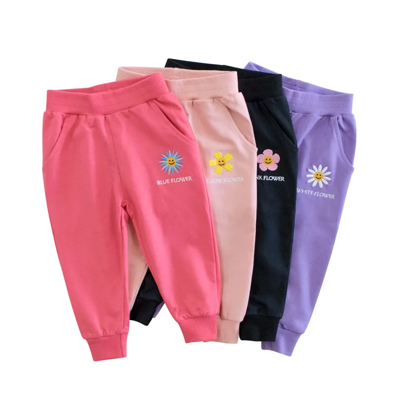

Boys Girls Pants Baby Kids Children's Clothes printing daisy striped Toddler Leggings Legging 2 3 4 5 6 7 8 Years girl leggings