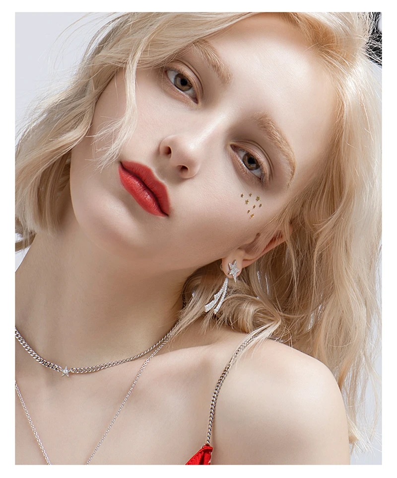 Женские серьги гвоздики из серебра 925 пробы с фианитом|Серьги-гвоздики| |