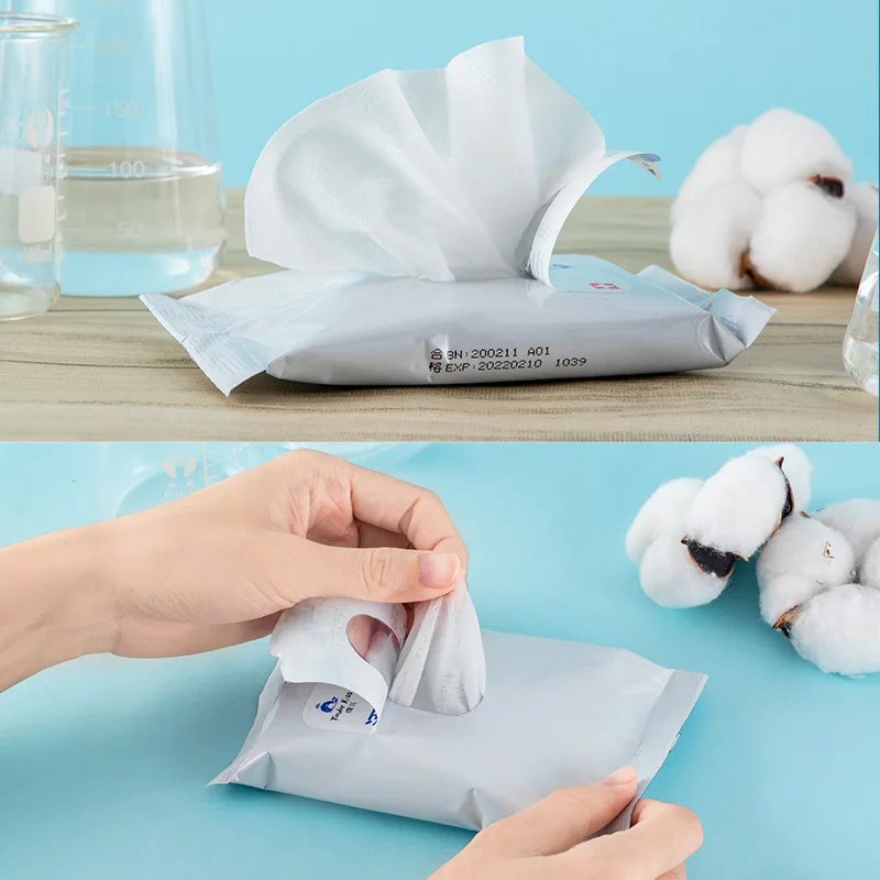 10 шт./пакет 75% алкоголь влажные салфетки антибактериальные спиртовые