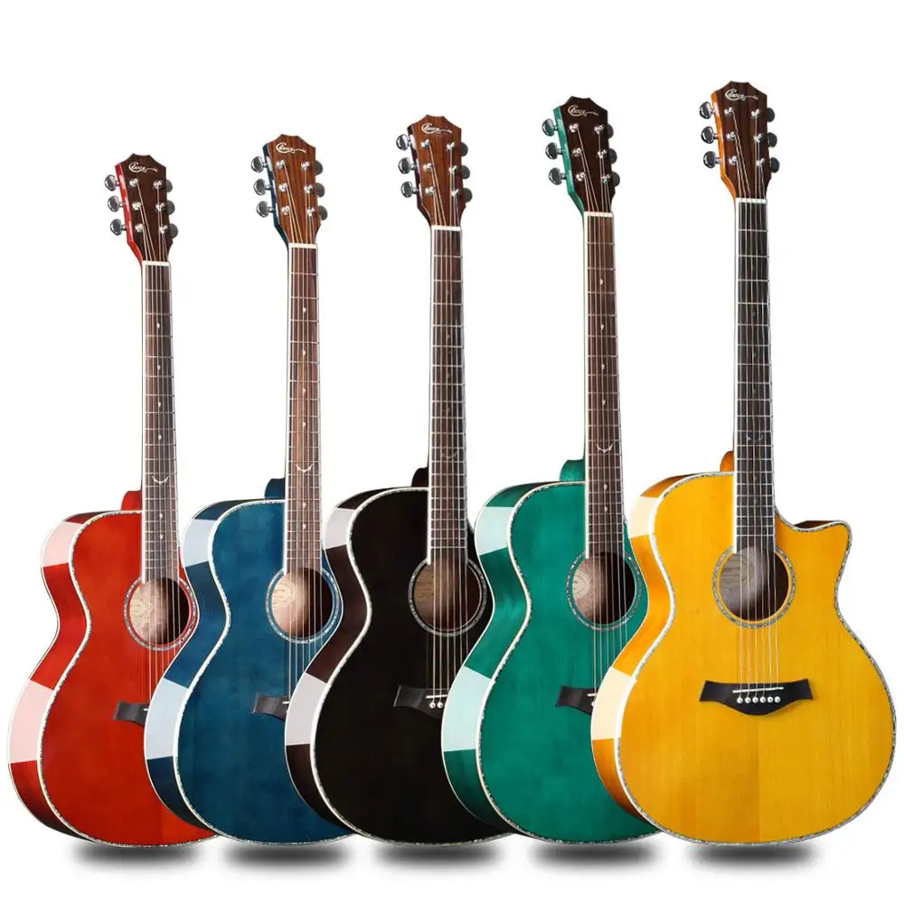

Acoustic Guitar 40 inch 6 Strings Folk Guitar Spruce Veneer Musical Instruments Guitarra High Quality Music Enthusiast Gift