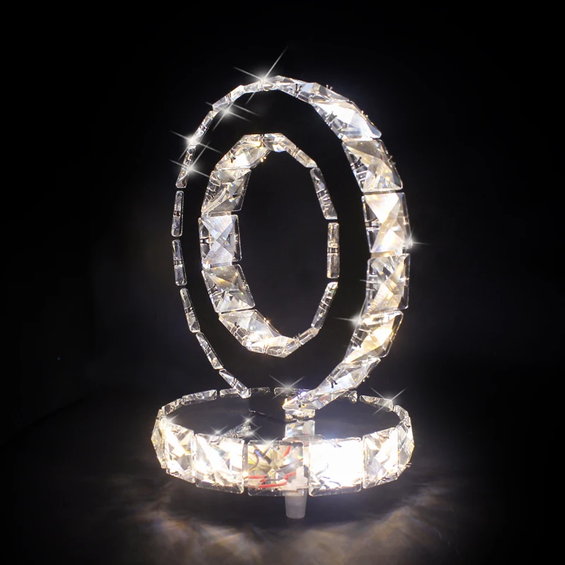 Современный творческий Нержавеющая сталь настольные лампы для Гостиная деко