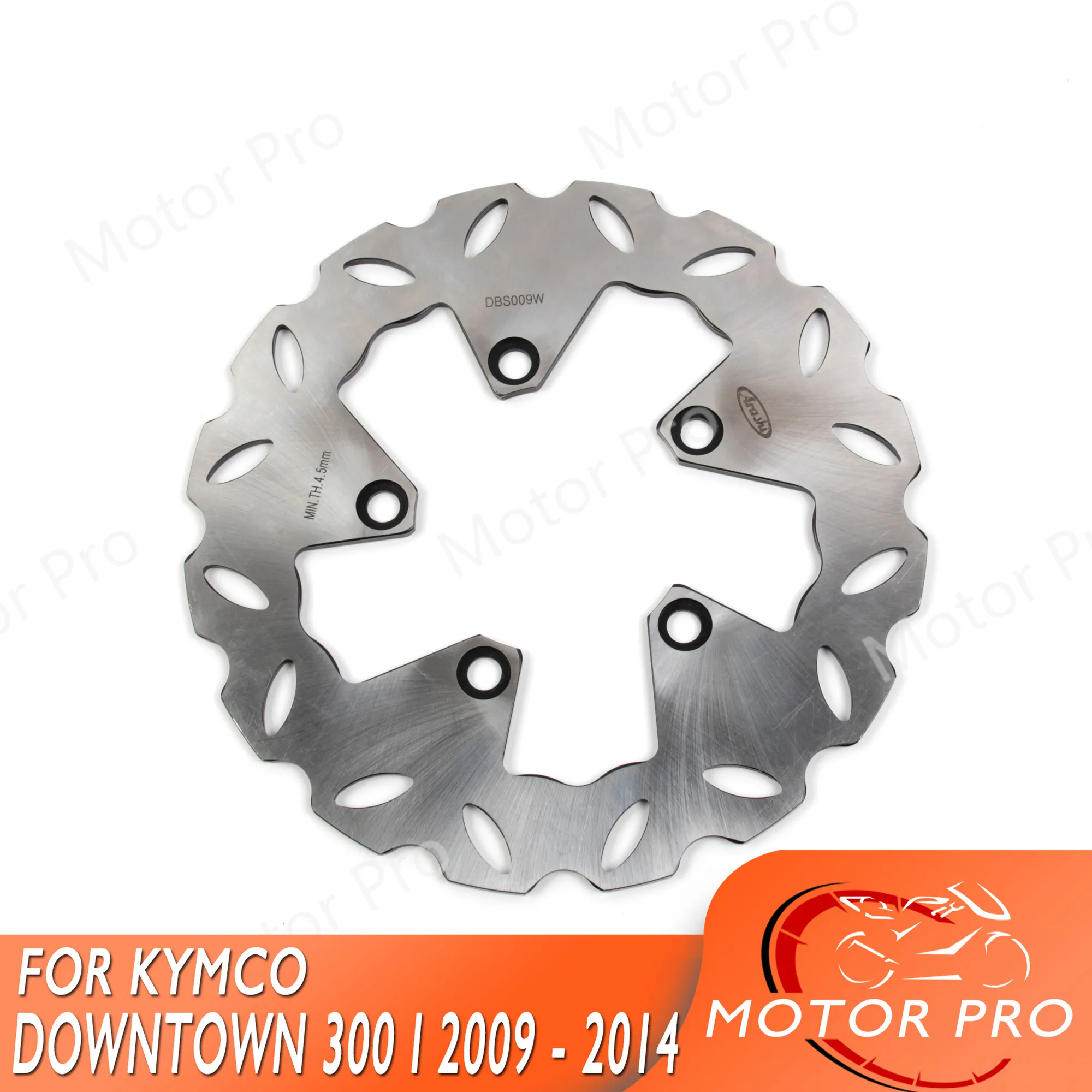 For Kymco DOWNTOWN 300 I 2009 - 2014 Rear Brake Disc Rotor Disk Motorcycle Accessories 300I CNC Aluminum 2010 2011 2012 2013 | Автомобили