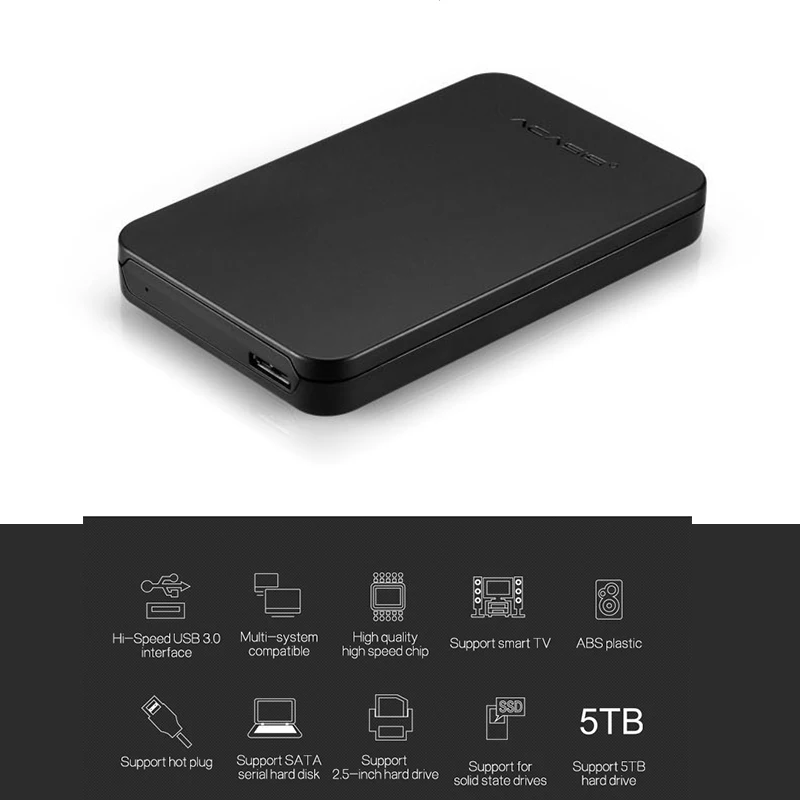 Чехол Acasis для жесткого диска 2 5 дюйма Sata Usb 3 0 внешний Ssd тонкий корпус мобильного