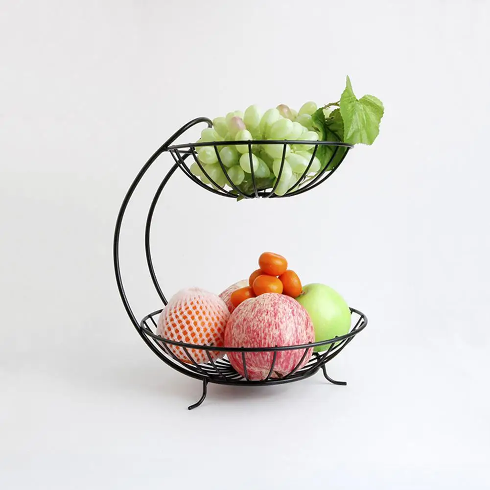 Металлическая корзина для фруктов гостиной слива домашняя железная хранения