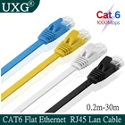 Плоский Ethernet-кабель CAT6, сетевой Ethernet-кабель RJ45, сетевой Ethernet-патч-корд CAT 6, сетевой кабель для компьютера, маршрутизатора, ноутбука, 1 м, 5 м, 30 м