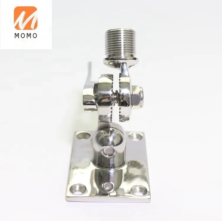 

Stainless Steel Boat Accessories marine hardware Heavy Duty Ratchet Mount antenna base