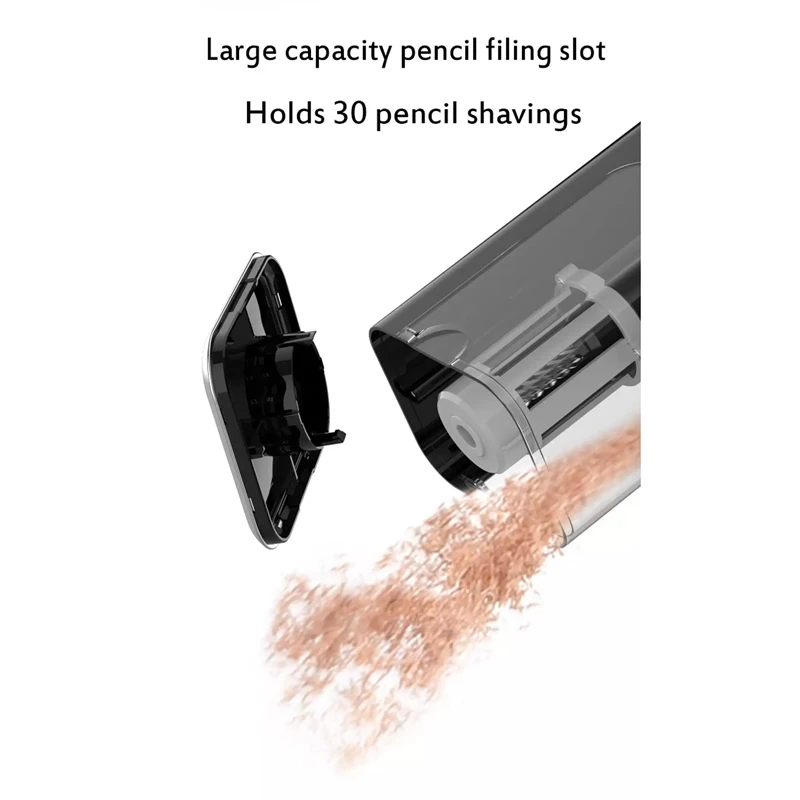 

Tenwin Electric Pencil Sharpeners Automatic Pencil Sharpeners for Kids Student Stationery School Supplies(US Plug)