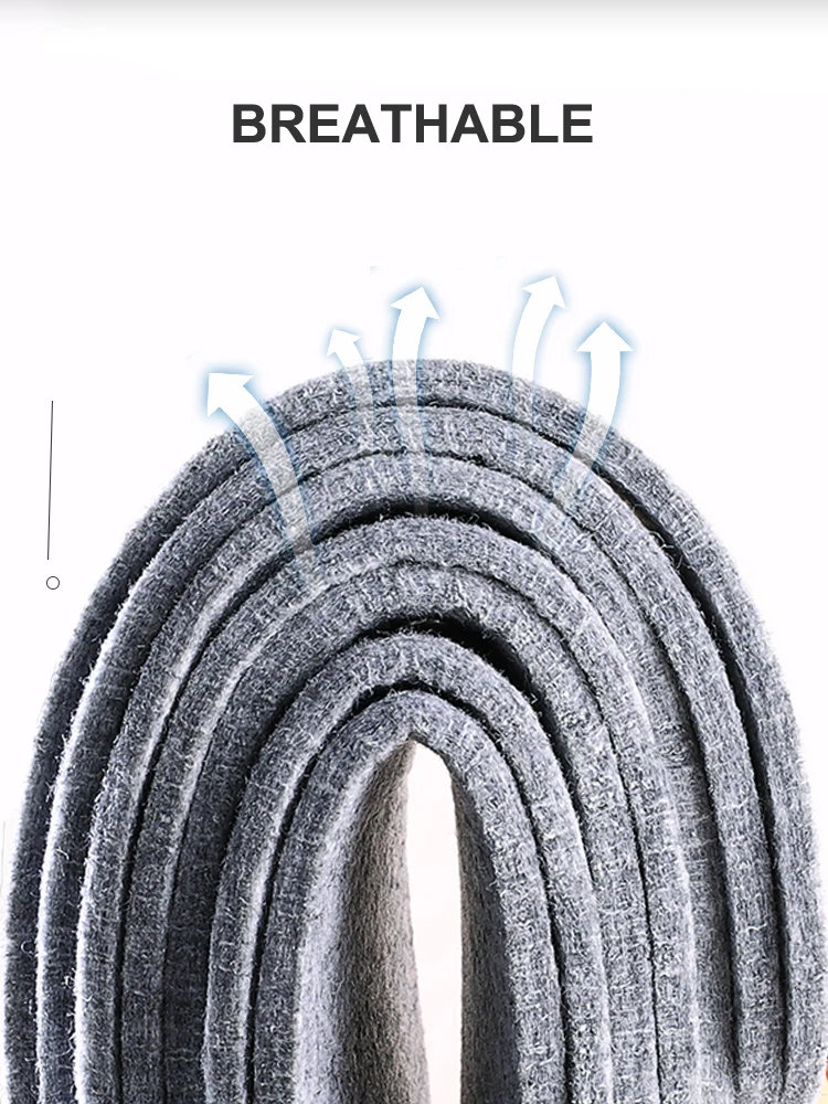 3 Pairs Thicken Warm Insoles Breathable Soft Skin-friendly Men Women Thermal Wool Felt Shoes Boots Pad Sole