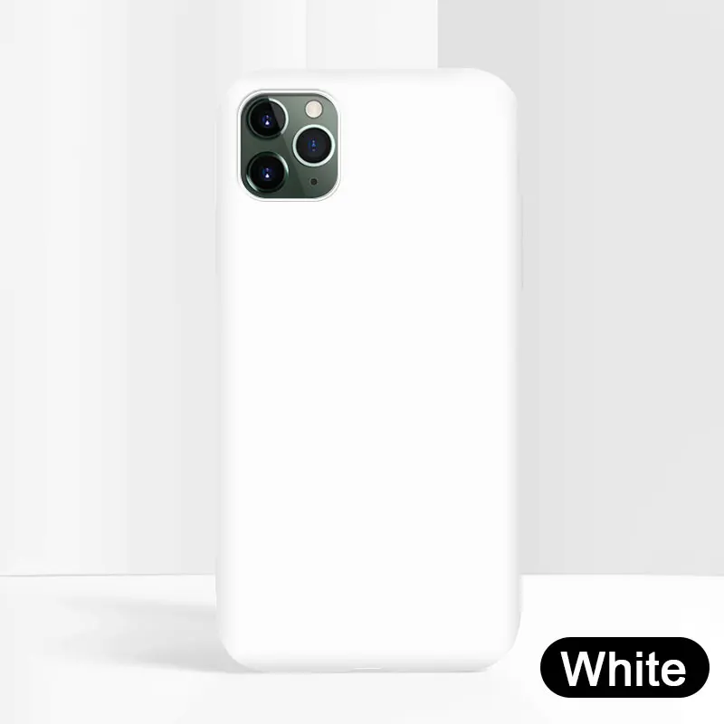 Ультратонкий прозрачный силиконовый чехол для телефона для iphone 11 Pro Max чехол для iphone XR XS Max X 7 8 6 6S Plus мягкая прозрачная задняя крышка из ТПУ - Цвет: White