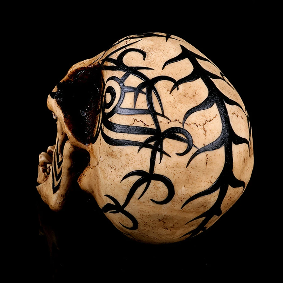 Креативный человеческий тотем Череп каучуковые изделия Рор череп в масштабе 1:1