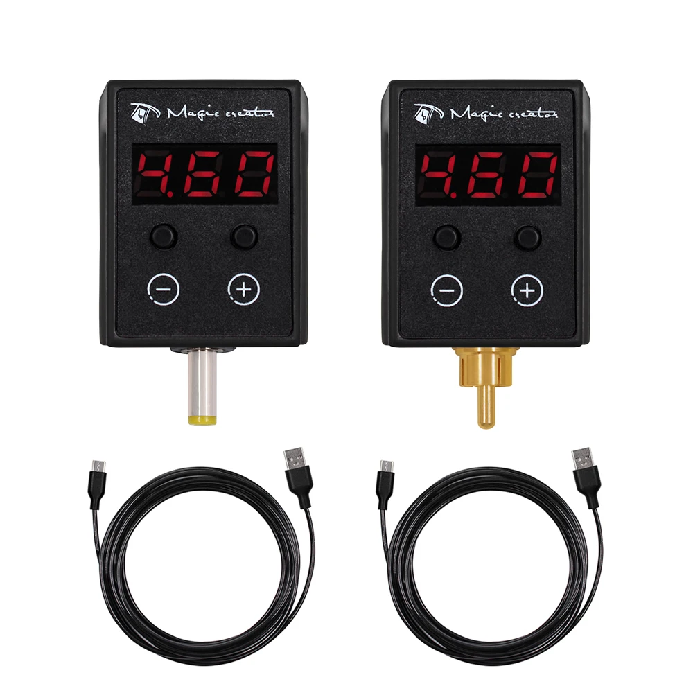 Беспроводной блок питания для тату-машинки разъем RCA/DC | Красота и здоровье