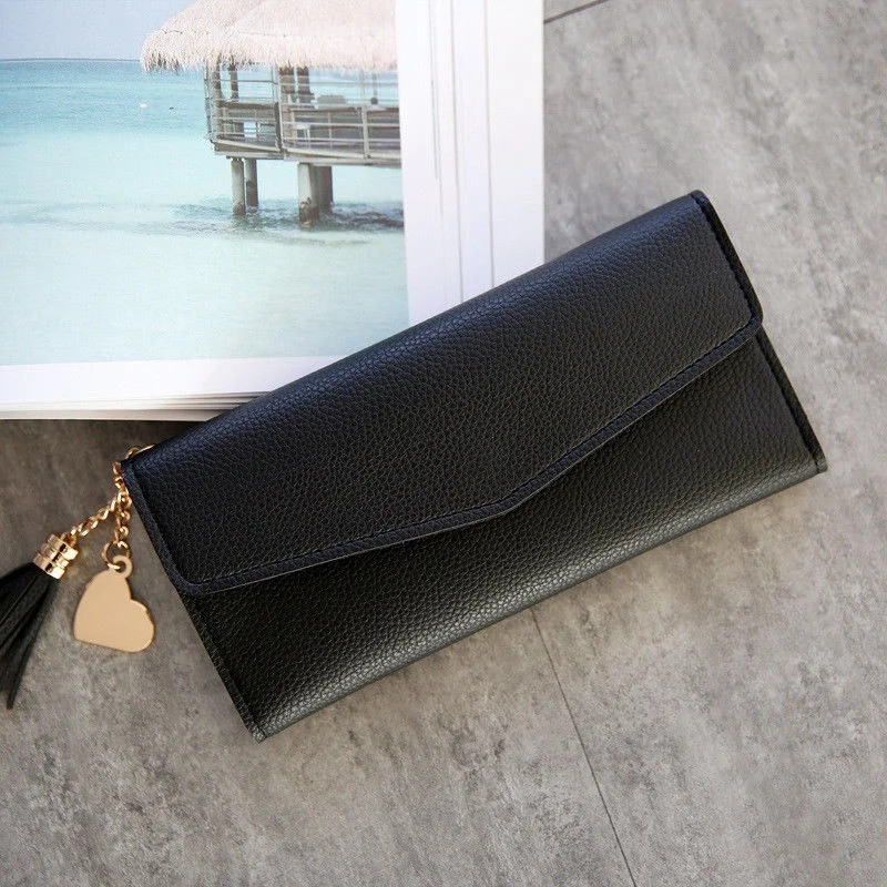 7 цветов модные длинные Чехлы для карт кожаный женский кошелек клатч женские