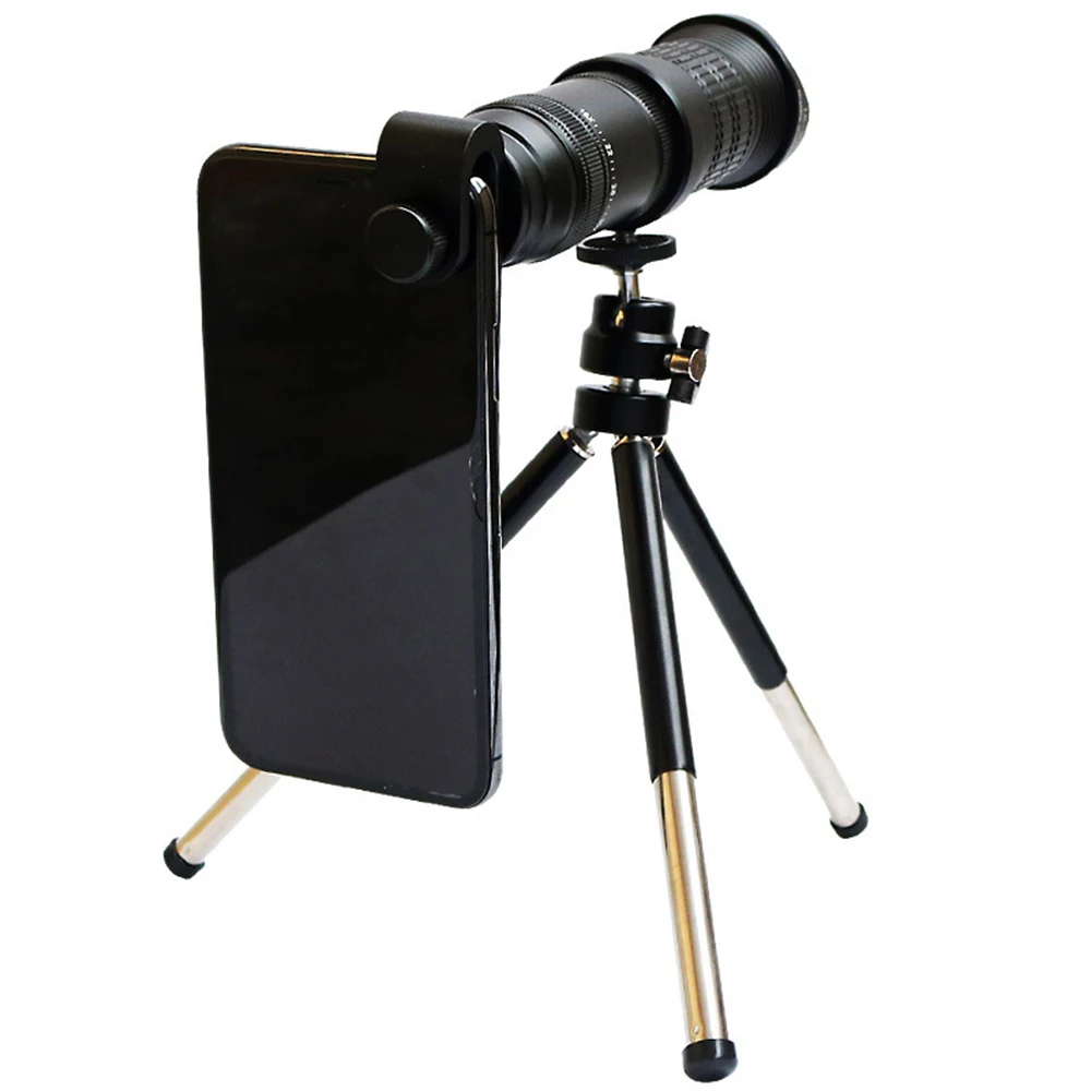 

18X To 30X Zoom Lens HD Video UV Lenses Super Telephoto 3M To 8000M Professional Outdoor Distant Shooting Stable Clip Tripod