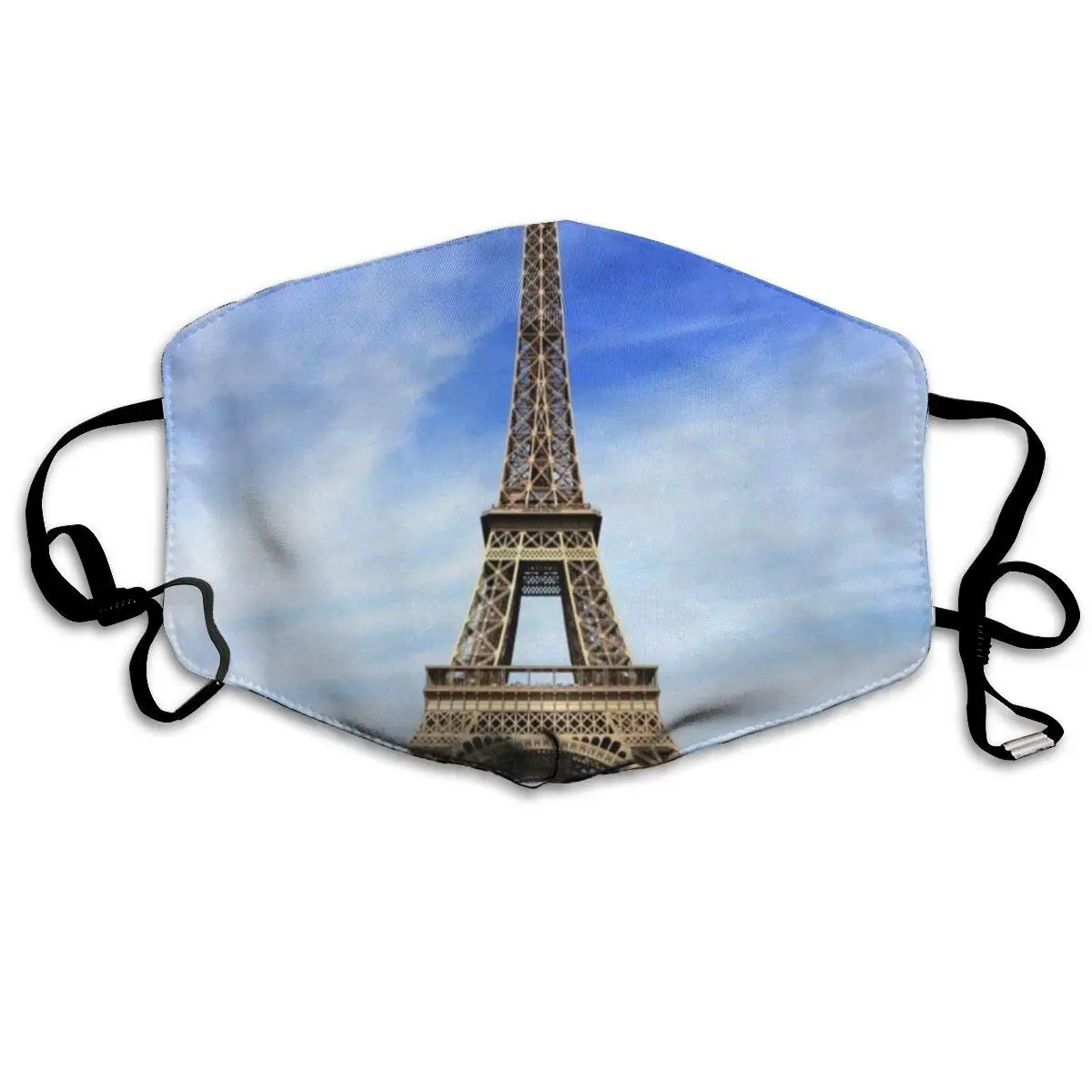 

Eiffel Tower Scenery Fashion Dust Mouth Mask Reusable Anti-Dust Face Mask Adjustable Earloop Skin Protection