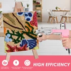 2 в 1 розовый Tufting пистолет сделать как срезанный ворс и петля ворс Электрический ковер Tufting пистолет ковровое плетение Флокирование машины ручной пистолет