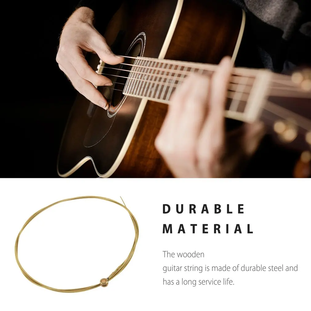 

Folk Guitar Strings Wooden Guitar Strings 1-6 Strings Folk Strings Musical Instruments Guitar Parts Guitar Strings