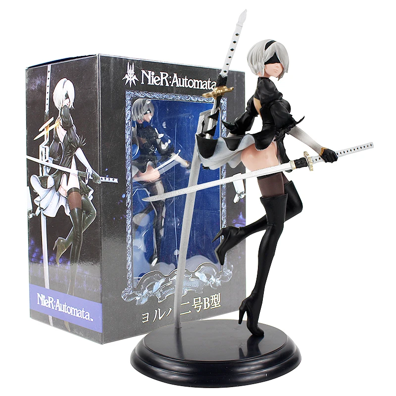 Экшн-фигурка из аниме игры НИР: Automata 2b YoRHa No.2 Type B ПВХ Коллекционная модель игрушки