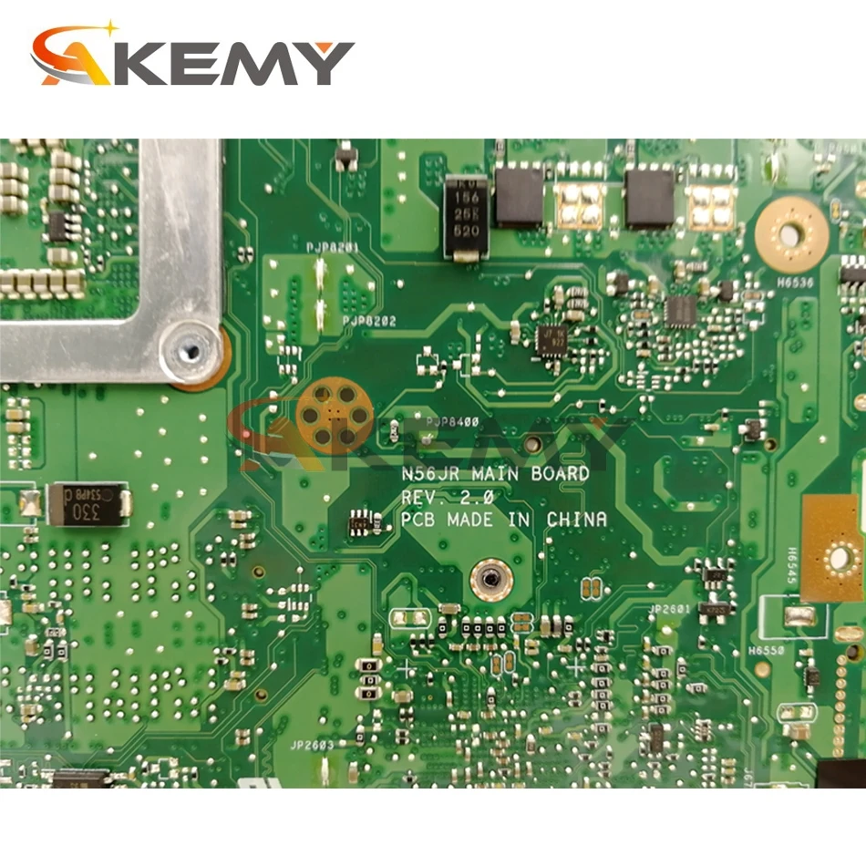 Akemy N56JK материнская плата i7-4700HQ GTX850 2 ГБ для For Asus N56J G56J G56JK ноутбука - купить по
