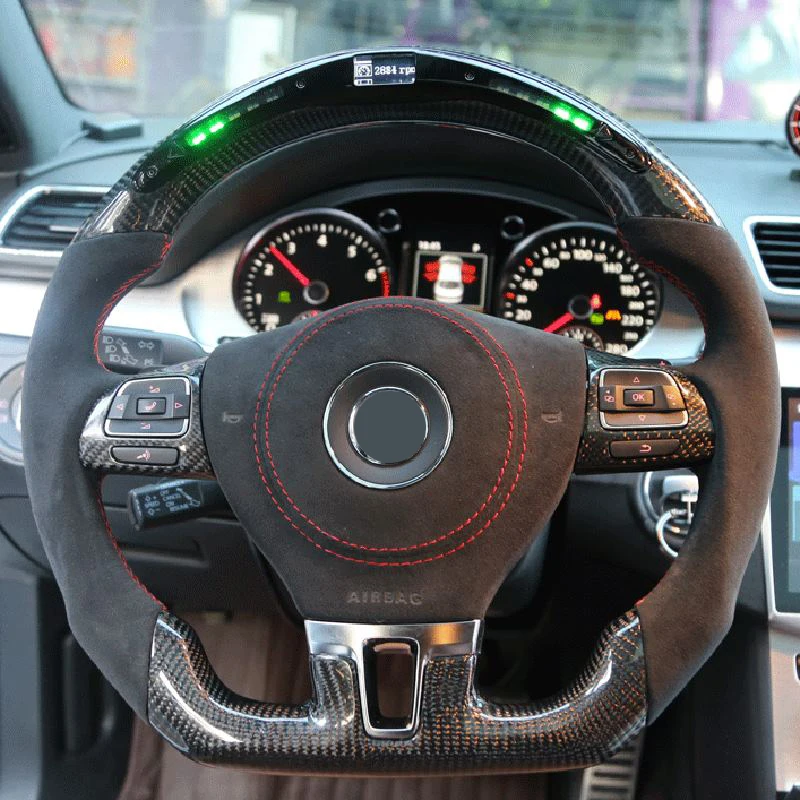 Volante instalado en Golf GTI