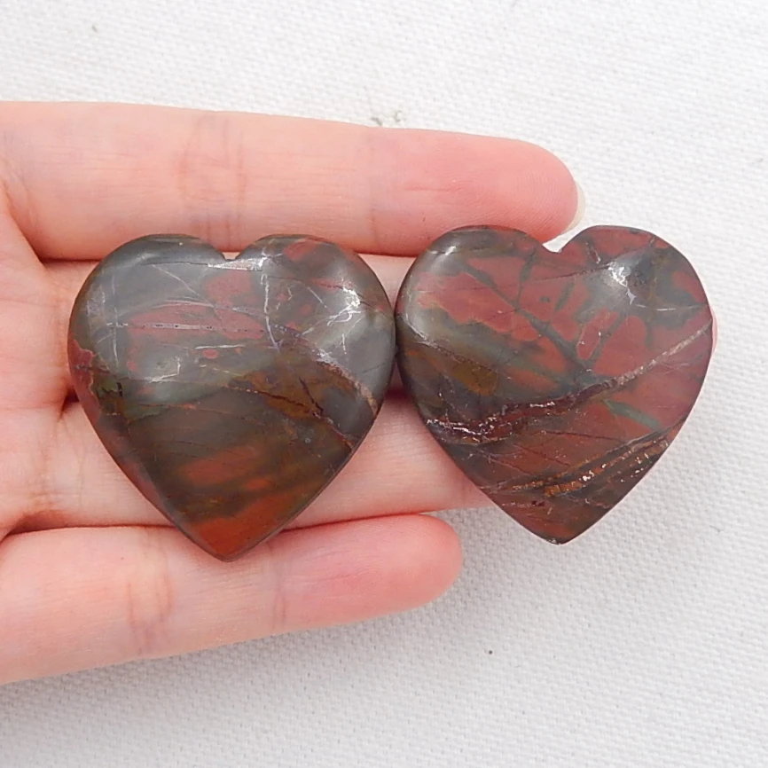 Горячая Распродажа мульти-Цвет Пикассо яшма драгоценный камень в форме сердца