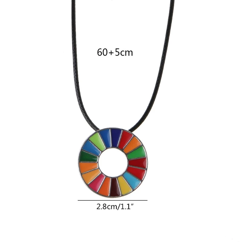 

Sdg Pendant - European Sustainable Development Goals Metal Pendant United Nations Medal Representative Pendant H9ED