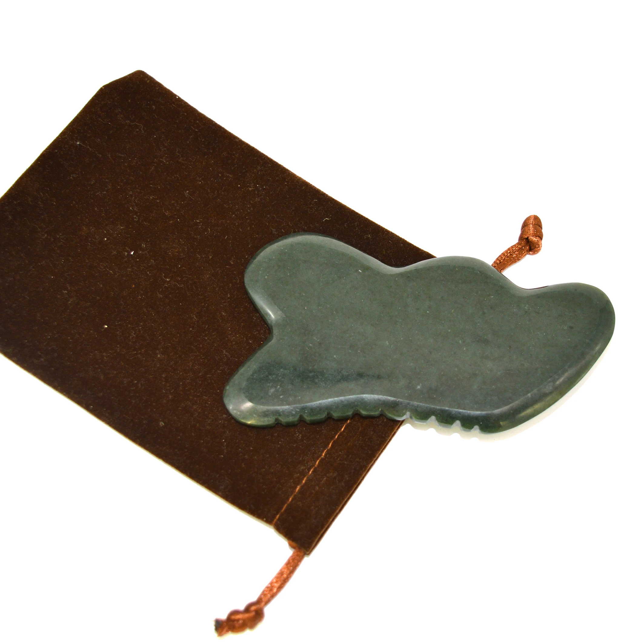 

Natural Guasha Nephrite Jade Gua Sha Massage Scraping Therapy Tools For Facial Beauty