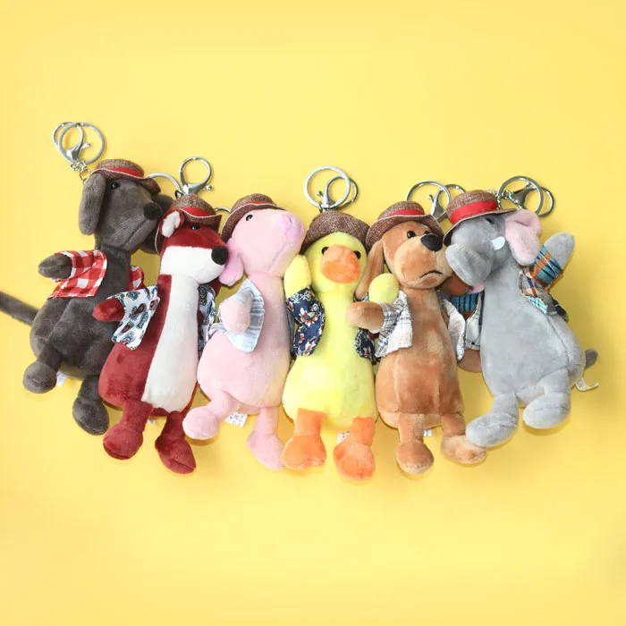 Candice guo! Милая плюшевая игрушка милое животное мышка лиса для разделывания свиньи