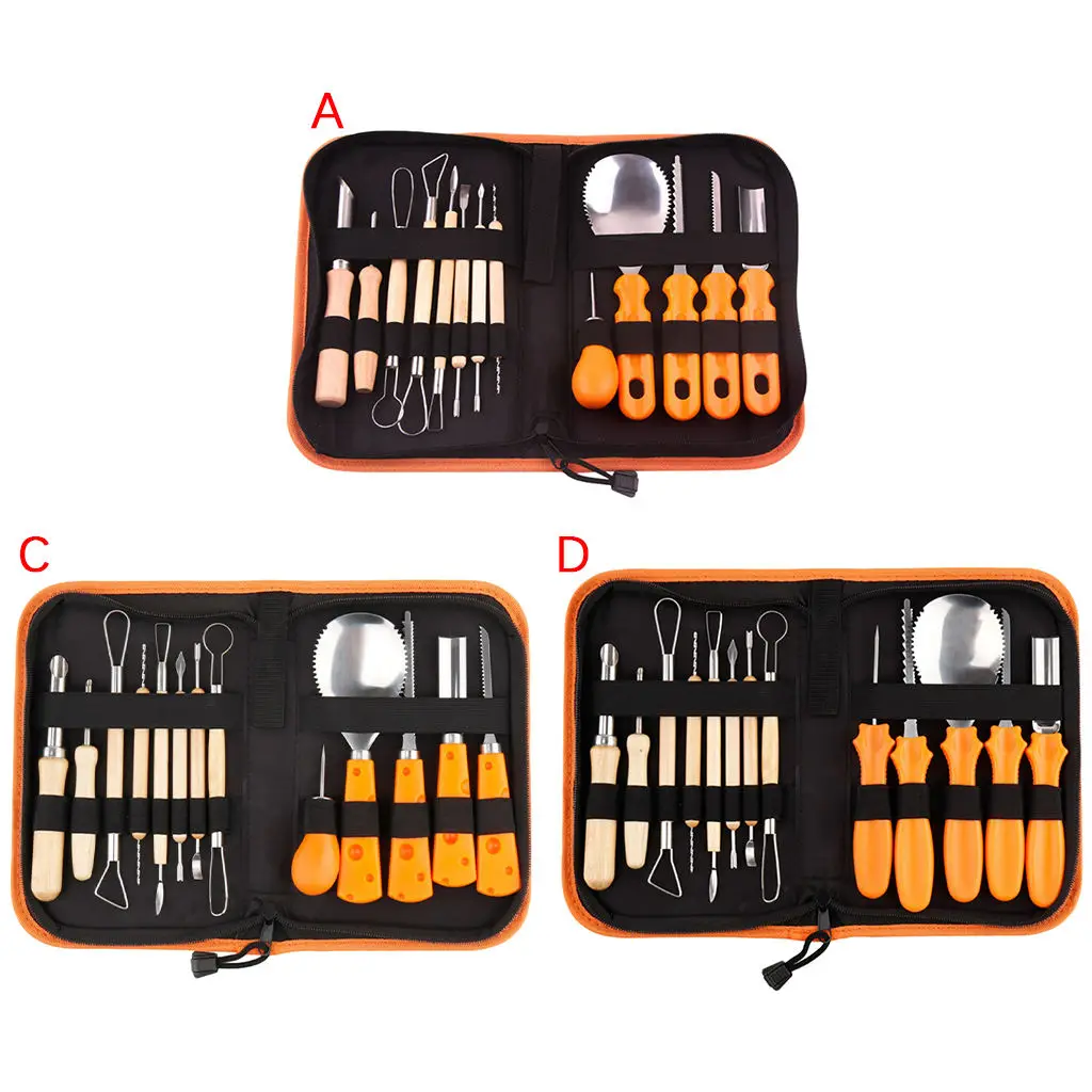 14 шт. нож для вырезания тыквы на Хэллоуин | Дом и сад