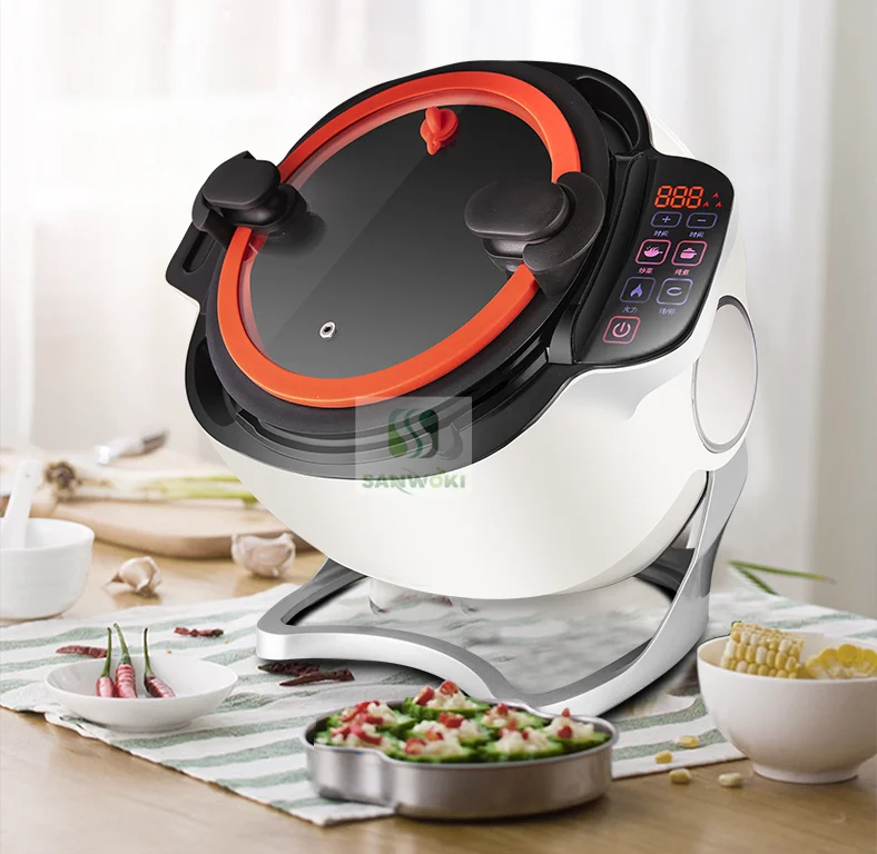 2000w Intelligent cooker machine automatic stir fryer 6L Chinese dishes cooking Multifunction robot | Бытовая техника