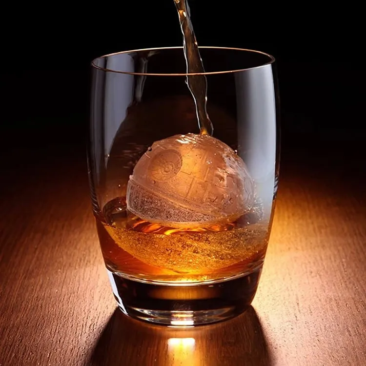 Силиконовые CakeTools войны Звезда смерти круглая форма для льда лоток пустыня Сфера