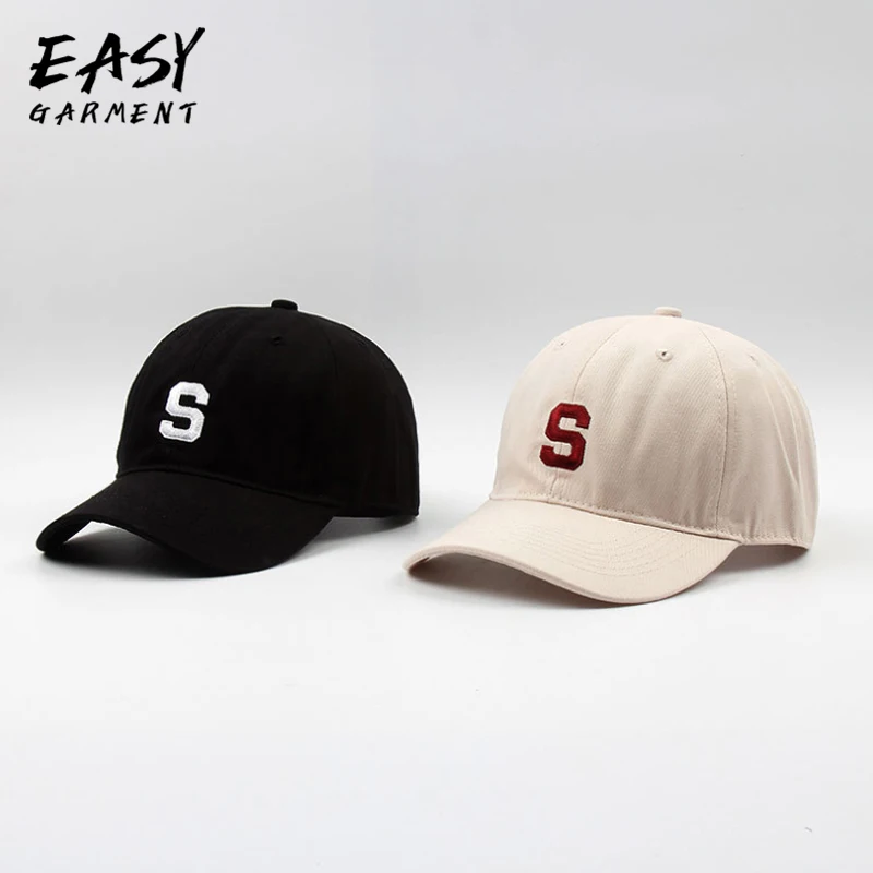 Кепка однотонная летняя бейсболка Мужская/Женская/мужская кепка в повседневном