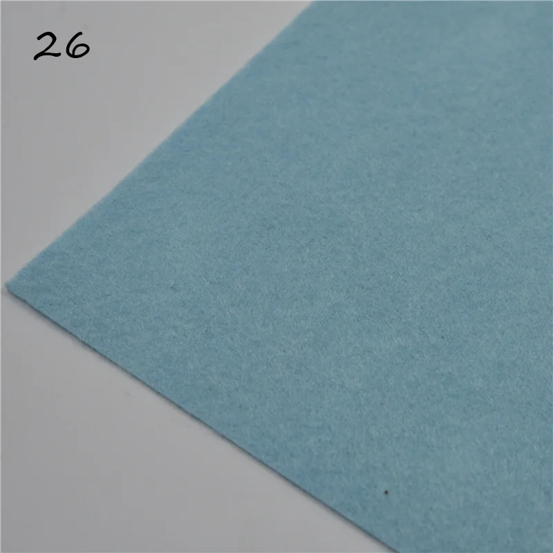 Felt 26 1 шт., ручная работа, фетровые цветы, ручная работа, для кукол, для валяния, шерсть 30/15 см, 60 цветов - Цвет: Felt 26