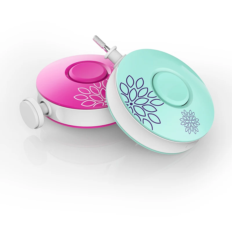 1 шт. красочные электрические сверла для ногтей буферная пилка 7 наконечников