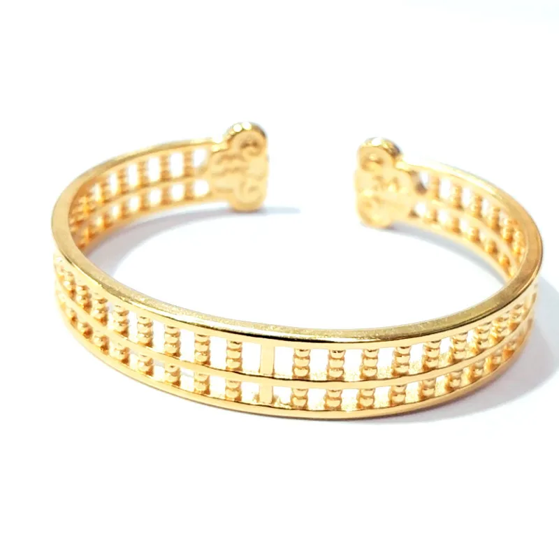 vintage 925 sterling silver lucky blessing abacus bracelets simple retro opening bracelet ladies jewelry | Украшения и аксессуары