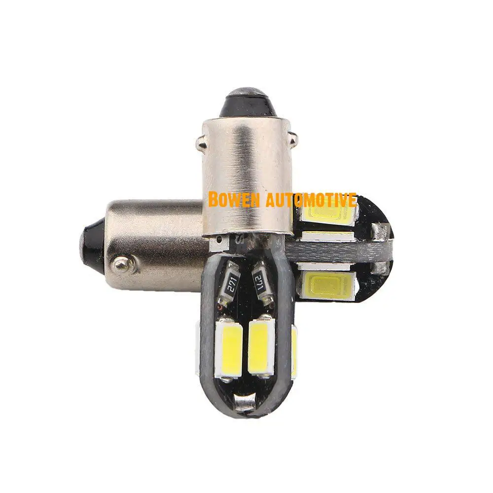 

LD 2X Ba9s 5630 8smd automobile side marker lamp super bright LED lamp w5w decoding license plate lamp