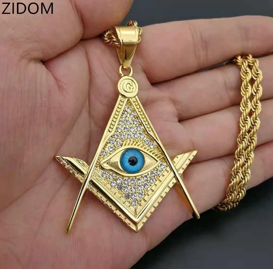 Мужская подвеска в стиле хип-хоп из нержавеющей стали ожерелья с подвеской