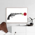 Настенная картина Stephen King с изображением оружия и розы, литература для кабинета, Декор, серия Темная Башня, книги, искусство на стену
