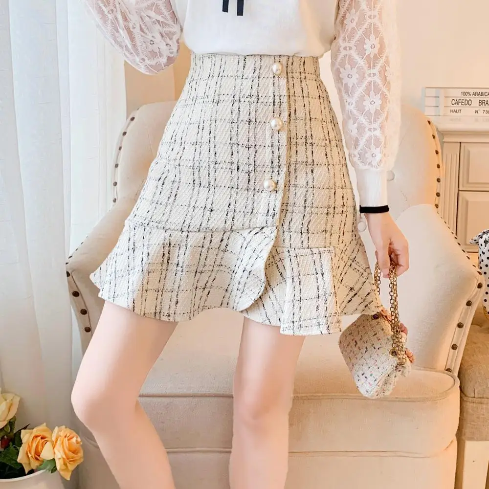 Женский комплект из 2 предметов модный вязаный Топ в стиле преппи с круглым