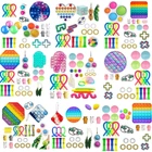 Набор игрушек-антистрессов для детей, пузырьки, сенсорная игрушка, мраморный рельеф