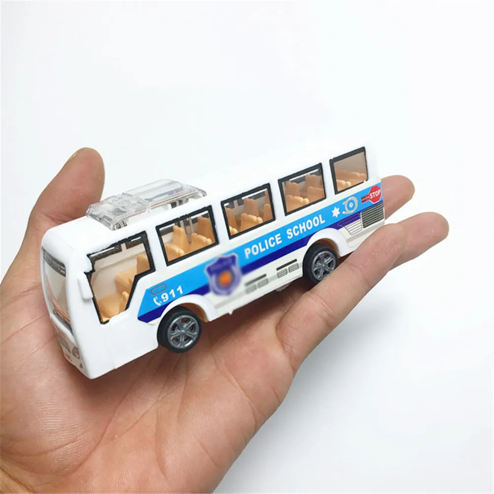 

Cartoon character toys for children toddler Birthday Little Bus Children Miniature Toys
