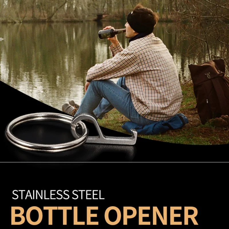 Мини открывашка для бутылок открывалка пивных брелок с инструментами на