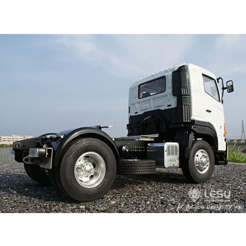 

1/14 RC LESU Hino700 4x2 тягач прицеп модель грузовика Металлическое шасси