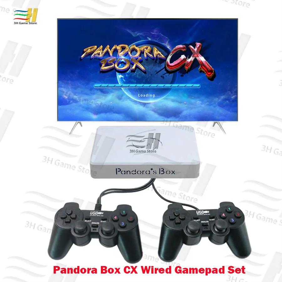 Новый комплект геймпада Pandora Box CX проводная Беспроводная джойстика 2800 в 1 может