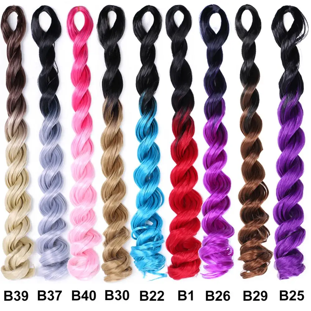 MTMEI волос глубокая волна накладные волосы на крючке затененные в 20 &quot100 г высокое