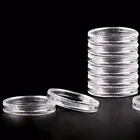 10 шт прозрачные монеты капсулы монеты собирают Контейнеры Коробки держатели 40 мм