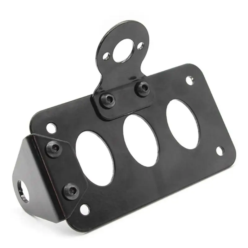 Motorcycle Side Mount License Plate Bracket Kit for Harley Bobber Chopper | Автомобили и мотоциклы