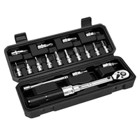 18pcs torque wrench bicycle 14 inch 2 20 nm torque repair tool torque adapter precision tool including hex socket hex for bike