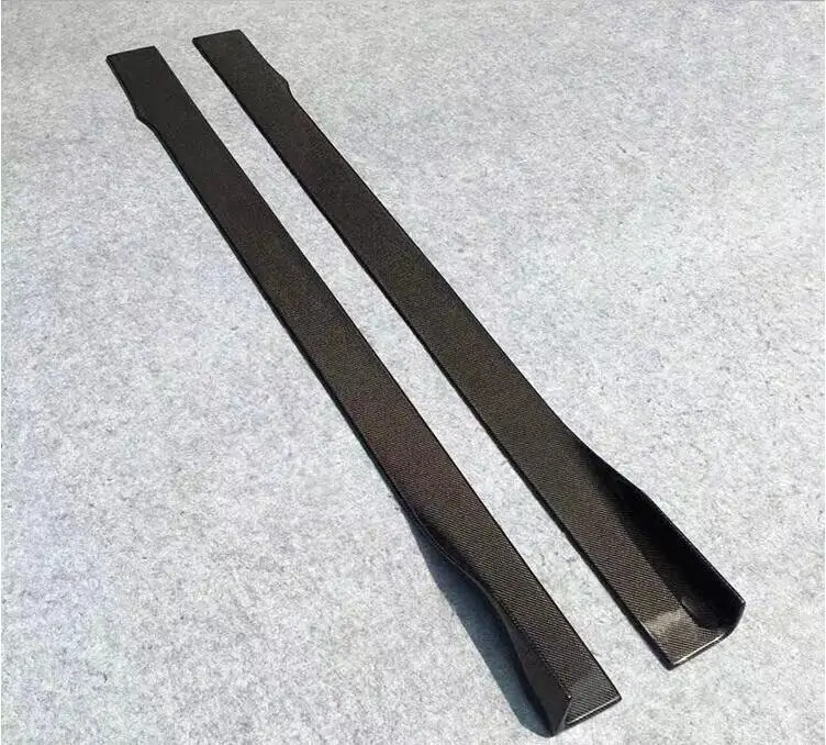 Новинка автомобильные боковые юбки A4 S4 из натурального углеродного волокна боди