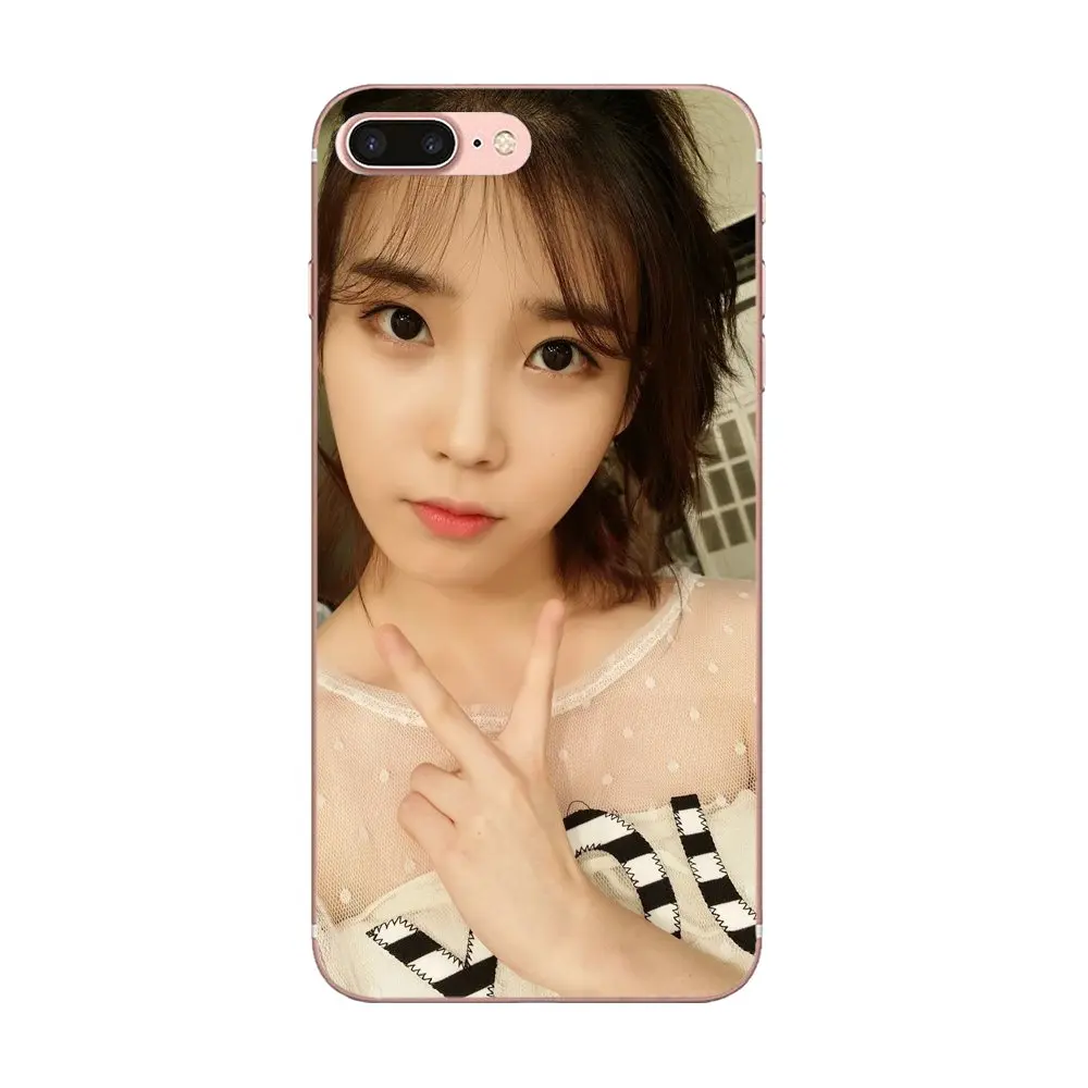 Iu Lee Ji Eun для samsung Galaxy Note 5 8 9 S3 S4 S5 S6 S7 S8 S9 S10 5G mini Edge Plus Lite Мягкий ТПУ ультратонкий |